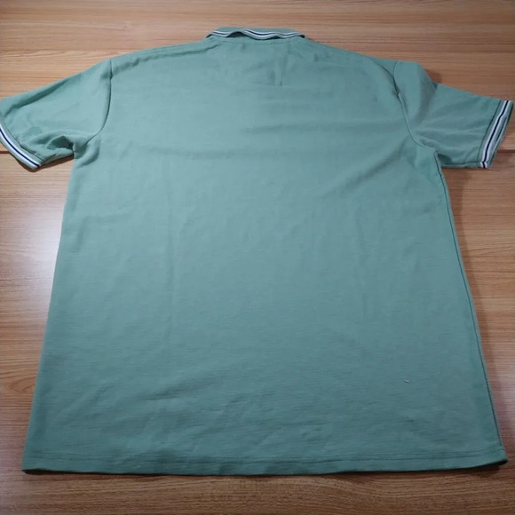 Prada Milano Polo Shirt Men's 4XL Embroidered Logo Green Luxury  Designer Italy - Picture 3 of 6